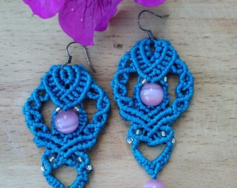 Macrame Boho pendientes