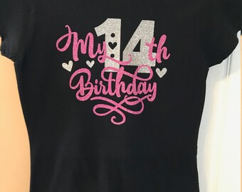 14 year old birthday shirt