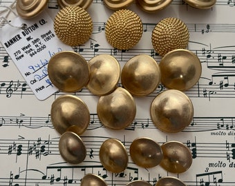 Gold Dome Buttons - Etsy