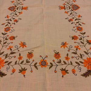 German Embroidery Tablecloth