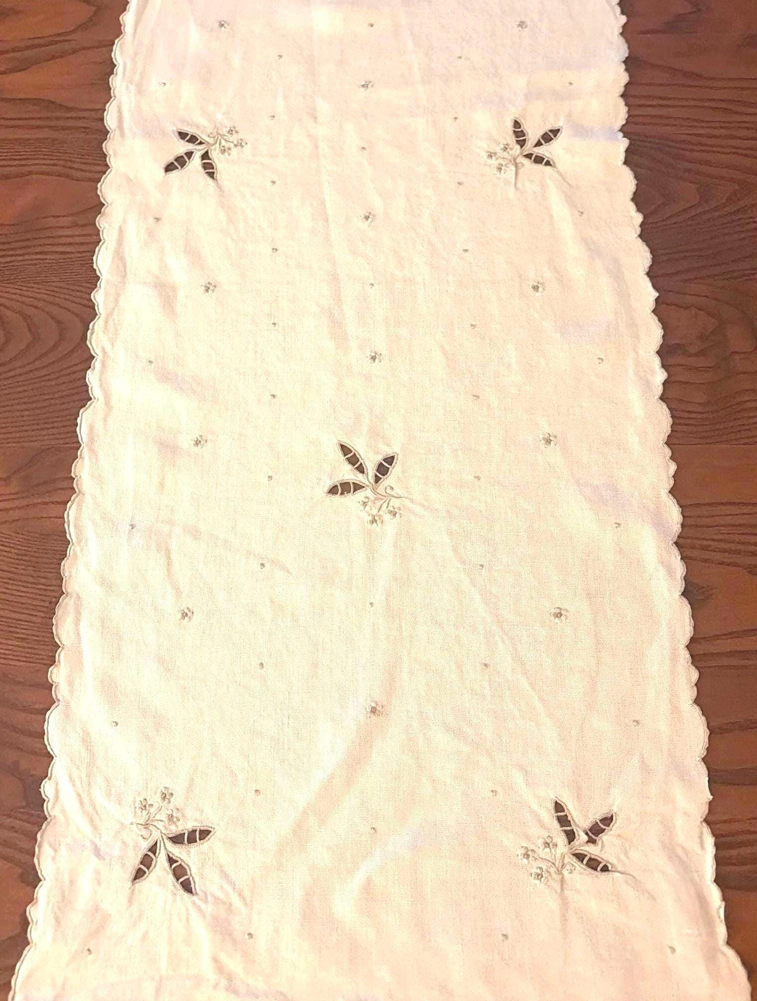Cutwork Scarf - Etsy
