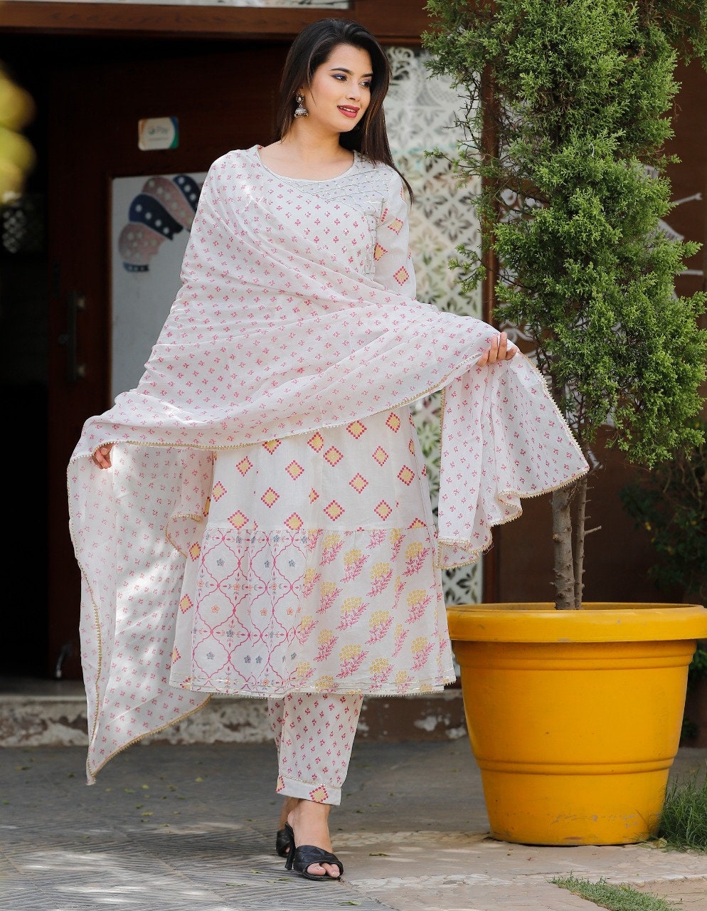 Salwar Suit Designer Kurti Cotton 