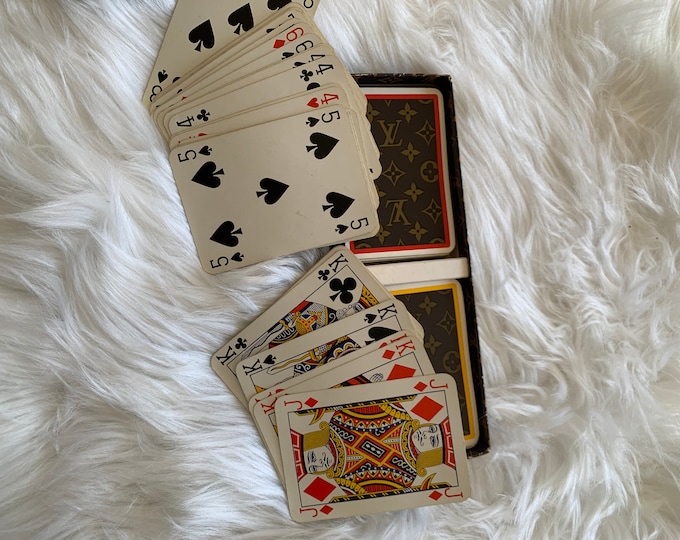 Vintage Louis Vuitton Playing Cards Set of Cards Deck Monogram Poker