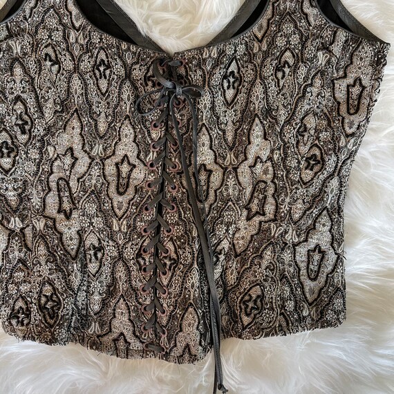 Vintage Alexander McQueen Beaded Embroidered Embe… - image 4