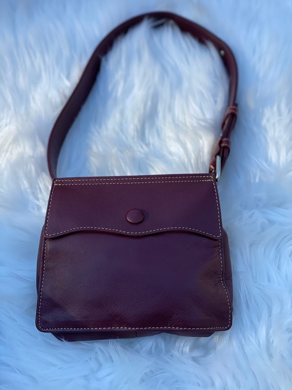 RARE Vintage Jean Paul Gaultier Burgundy Leather H