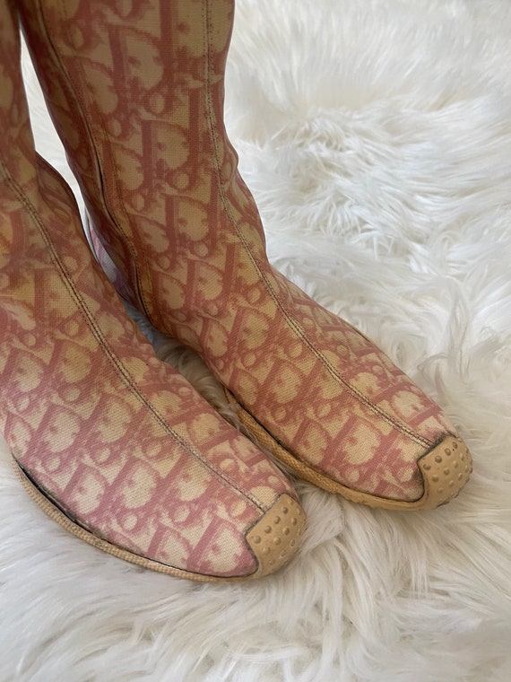 Vintage Christian Dior DIORISSIMO Boots knee high… - image 10