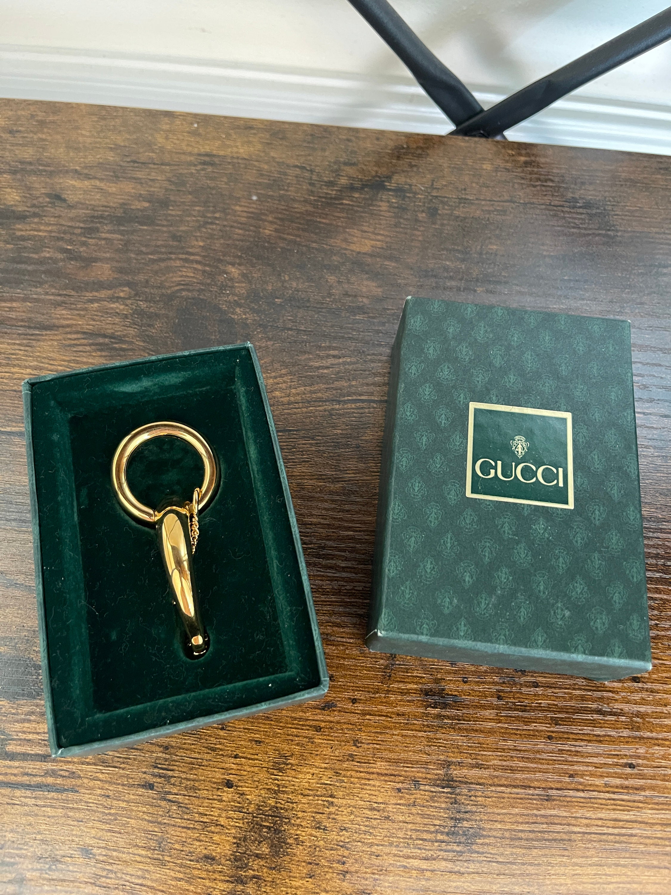 Gucci Leather Card/Key Holder Including Box Vintage