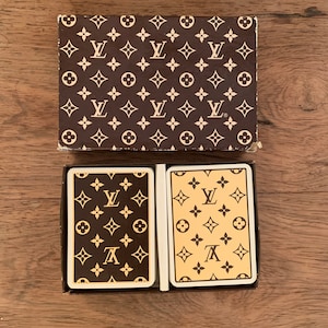 Vintage Louis Vuitton Playing Cards Set Cards Deck LV Monogram