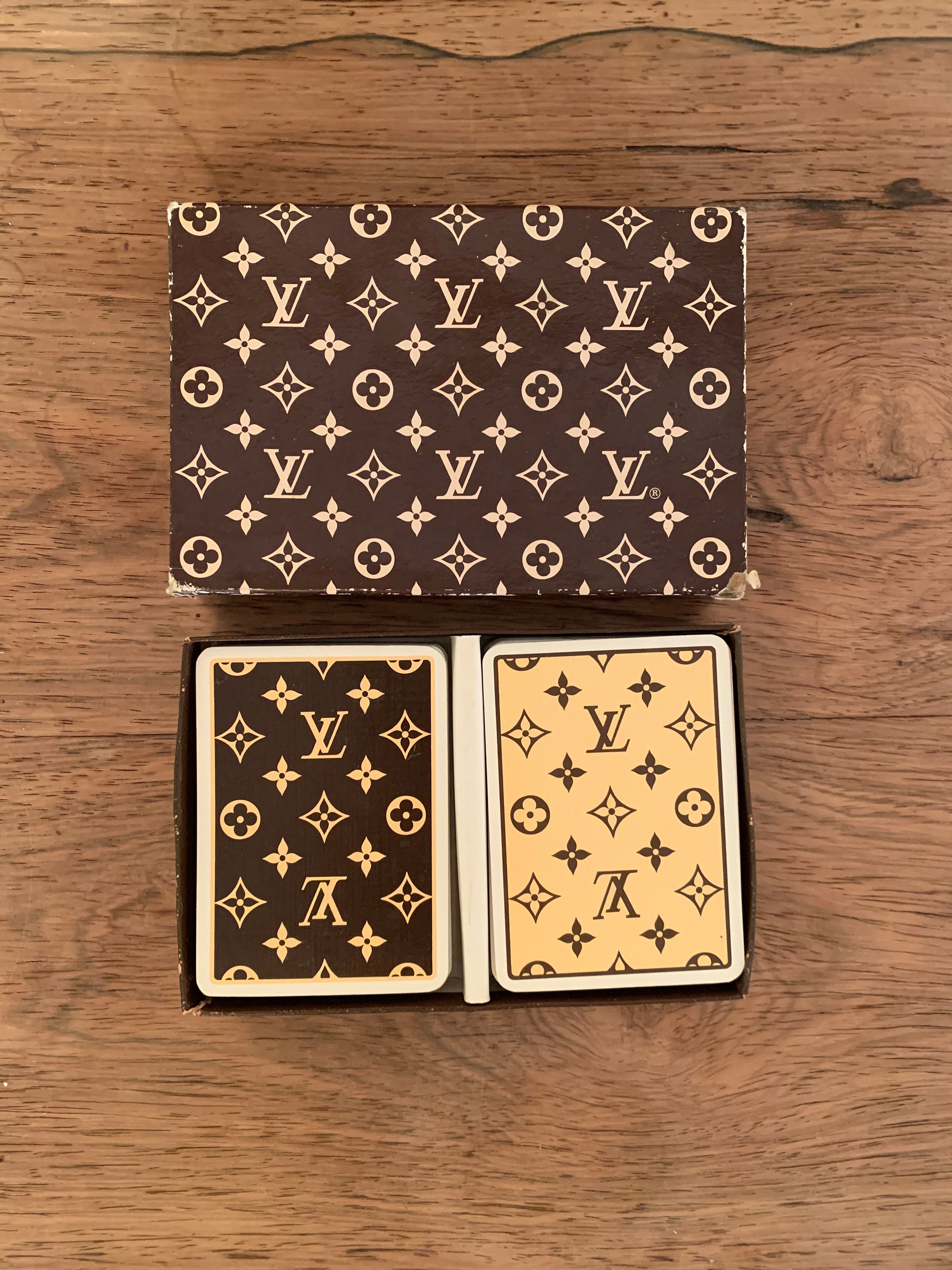 Vintage Louis Vuitton Playing Cards Set Cards Deck LV Monogram