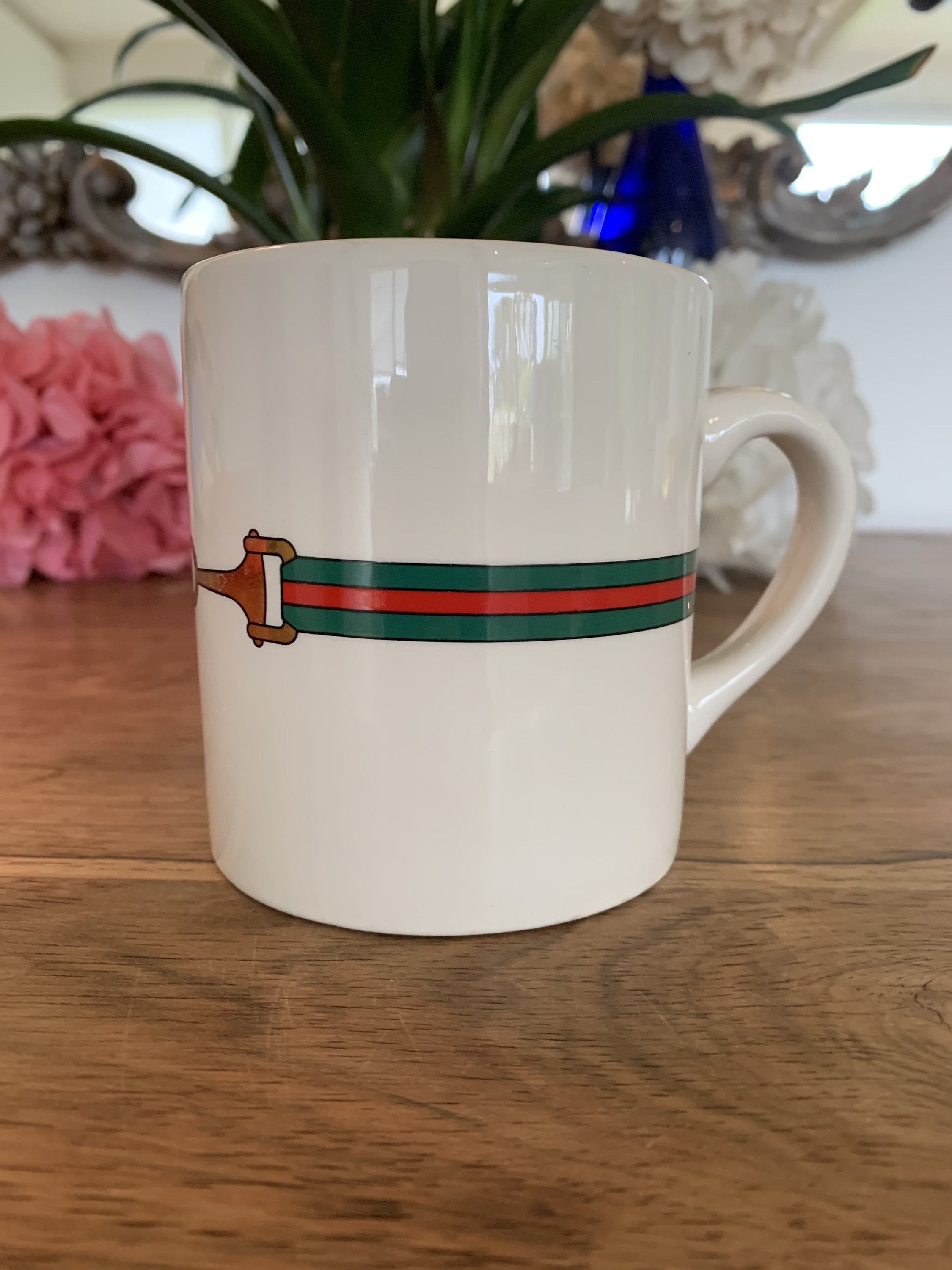 Vintage GUCCI Monogram Single Signed Gold Cup Mug Tea Coffee Etsy