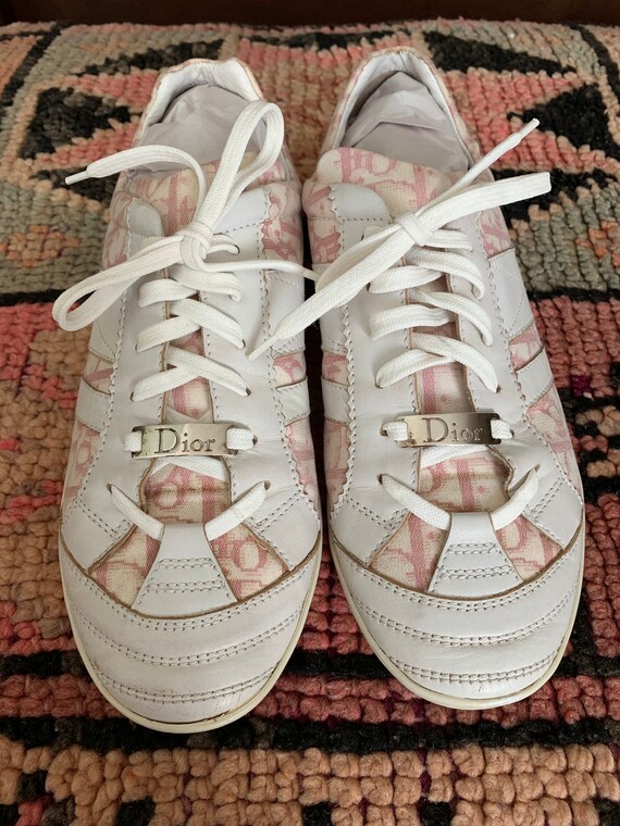 pink dior trainers