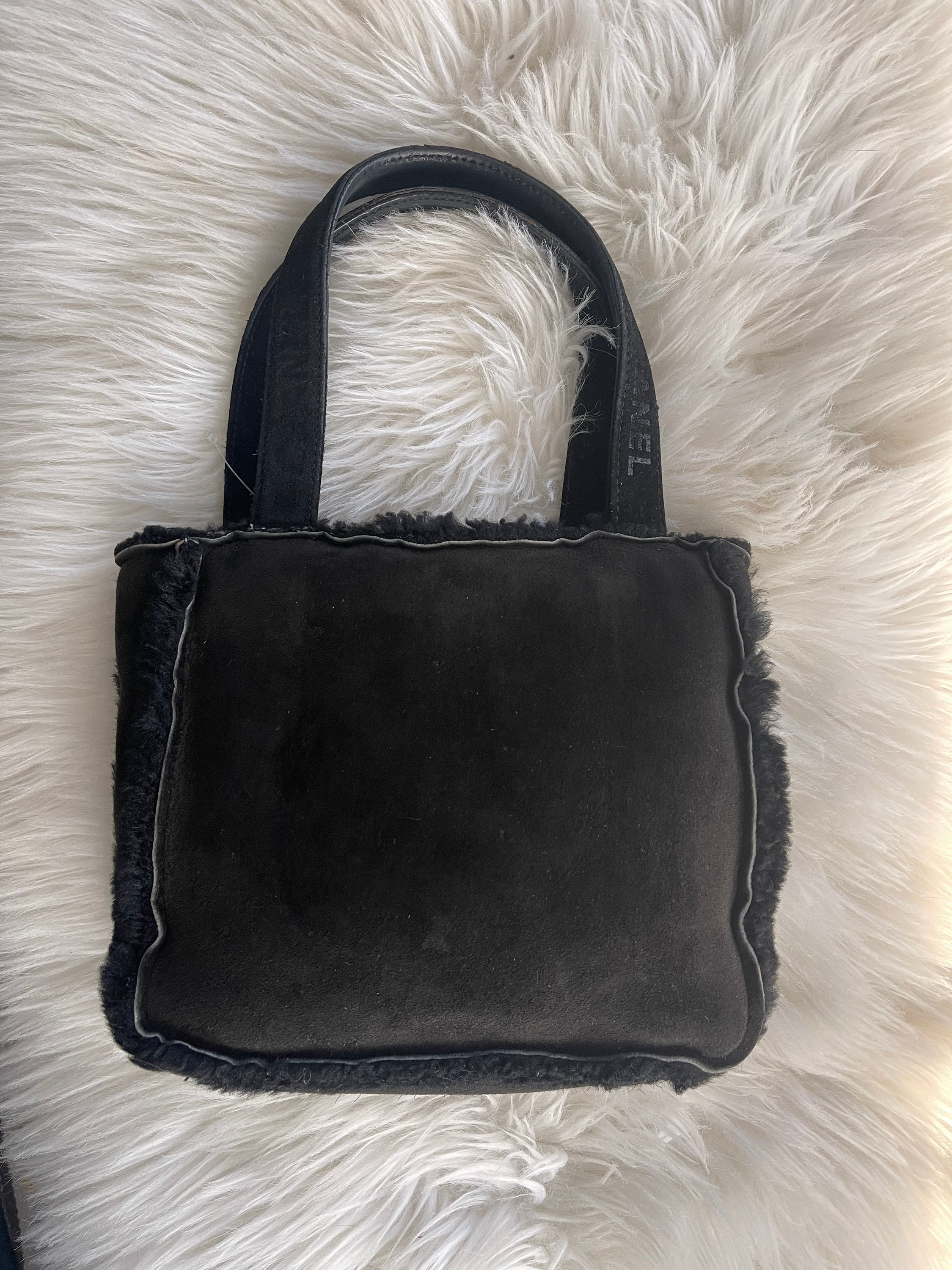 faux black chanel bag