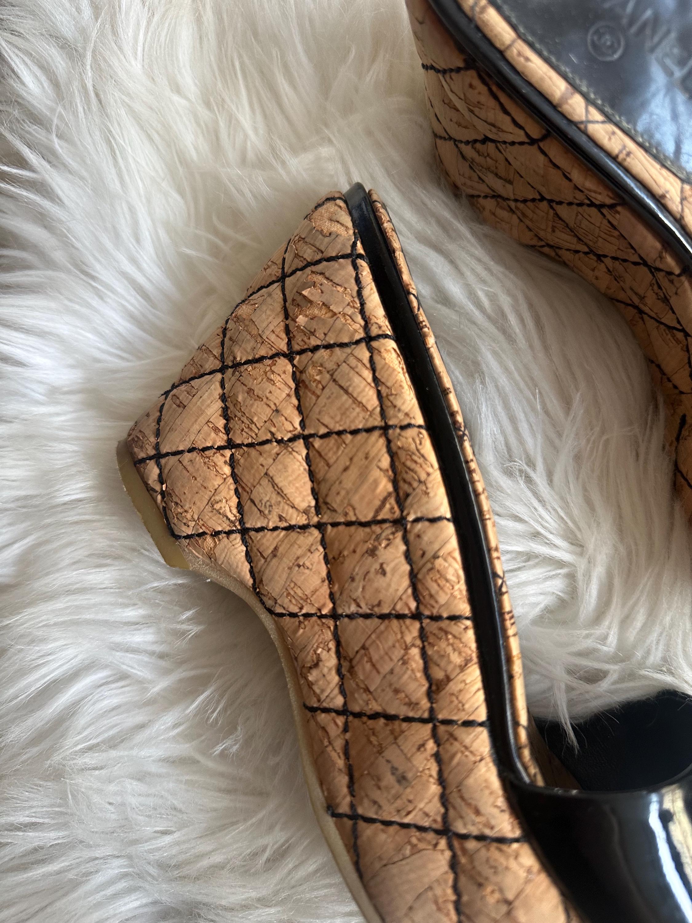 CHANELシューズ Chanel Slingback Sz 36.5 - Luxe Du Jour