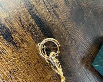 Pre-owned Gucci Bag Charm In Gold