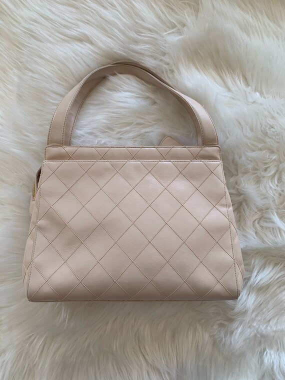 Buy Chanel Vintage Classic Top Handle Bag Quilted Lambskin Medium Online in  India 