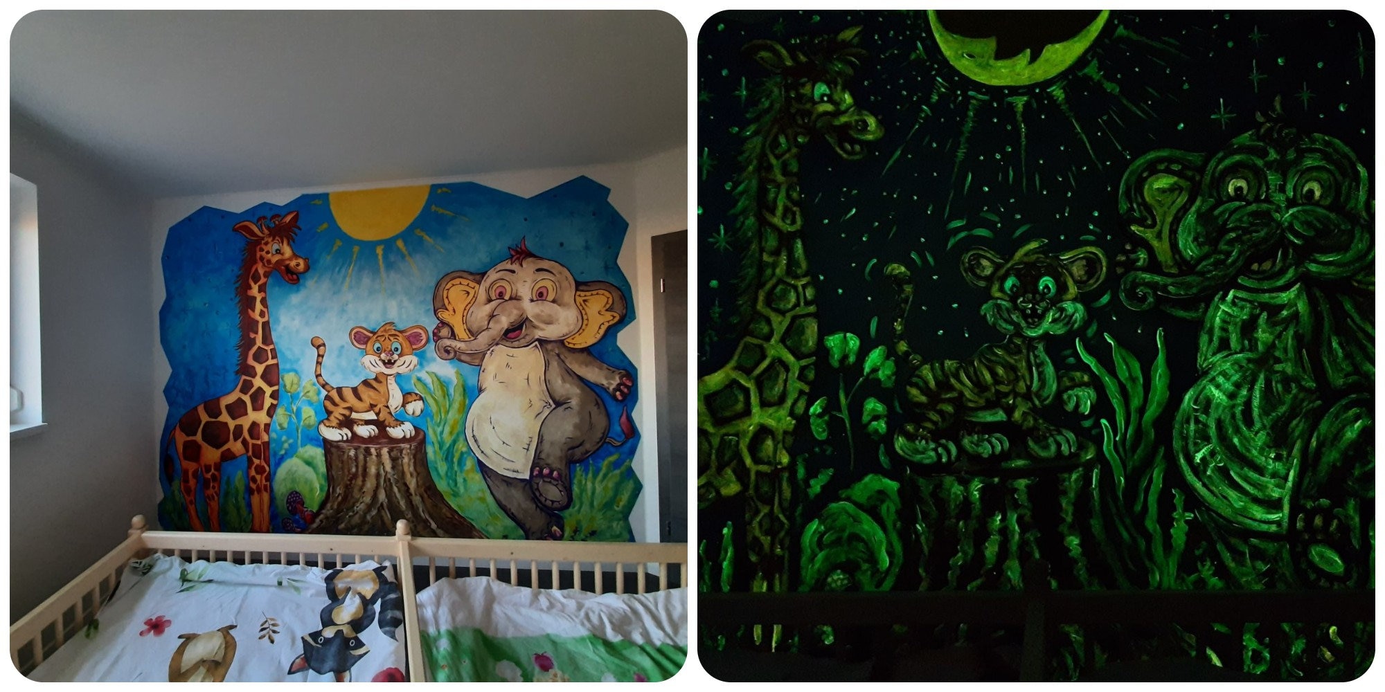 Glow in the Dark Interior Wall Paint - Etsy