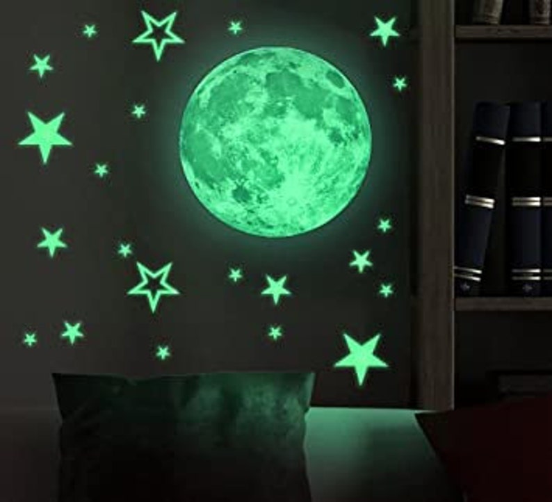 Glow in the dark interior wall paint Etsy
