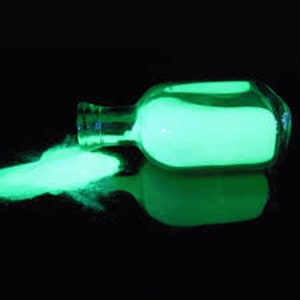 Glow in the dark pigment -  glowing blue or green