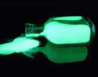 Glow in the dark pigment -  glowing blue or green