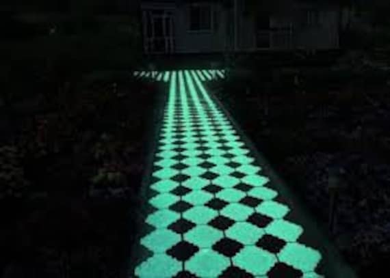 Glow in the Dark CONCRETE Paint for Concrete Like Surfaces 