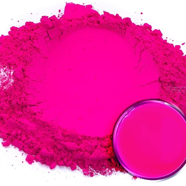 Pink fluorescent NEON pigment - suitable for any base / medium