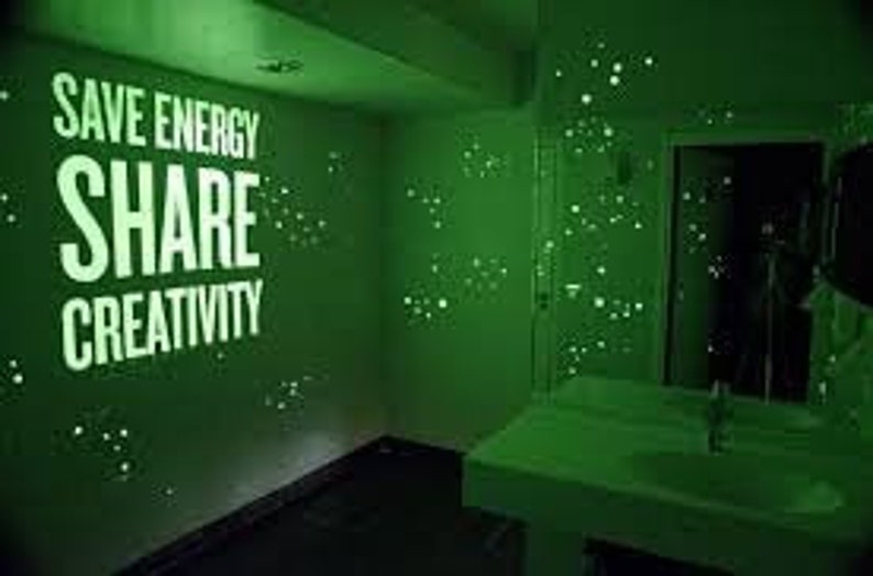 Glow in the Dark Interior Wall Paint Etsy