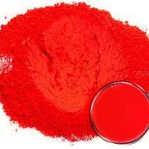 Red fluorescent NEON pigment - suitable for any base / medium