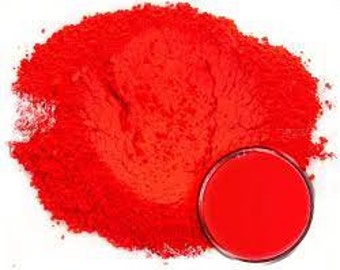 Pigmento NEÓN fluorescente rojo - adecuado para cualquier base / medio
