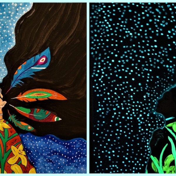 No Uv Glow in the Dark Paint Etsy