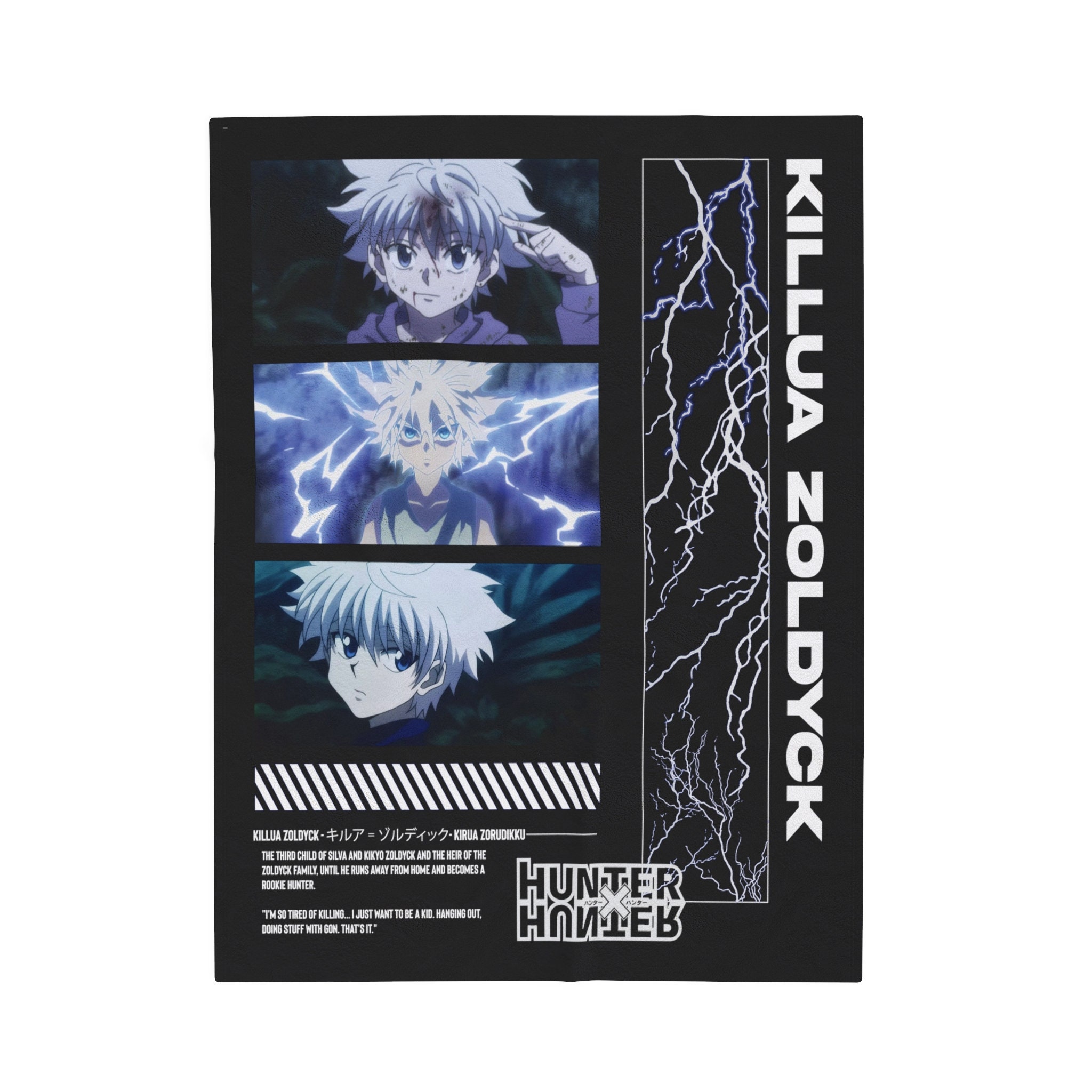  Hunter x Hunter Gon Freecss & Killua Throw Blanket 45