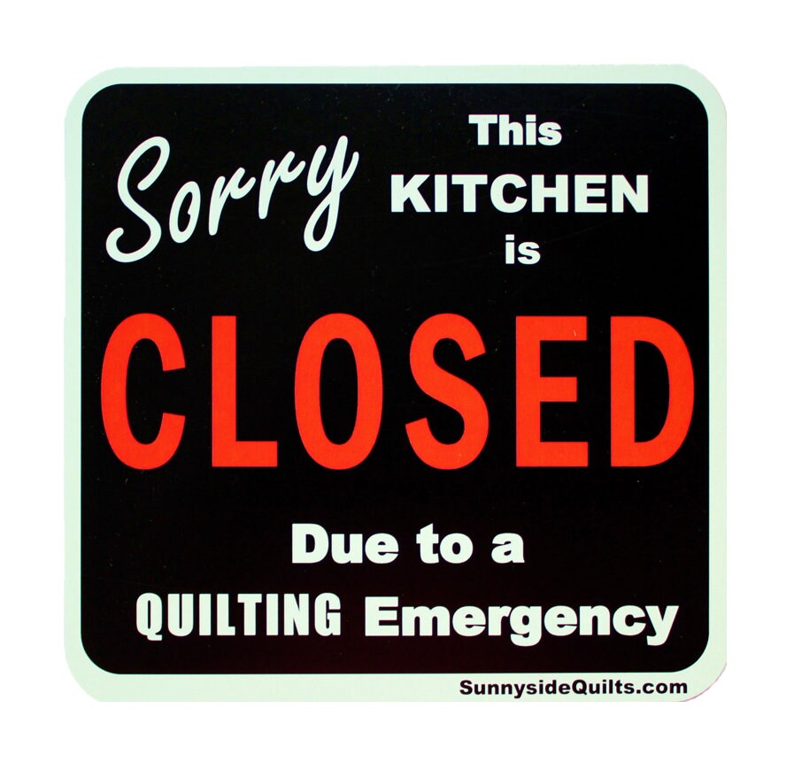 Sorry this Kitchen is CLOSED 51/4in x 51/4in Etsy