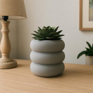 STL File – Modern Planter Pot for 3D Printing | Digital Download | Home Decor for Plants & Flowers