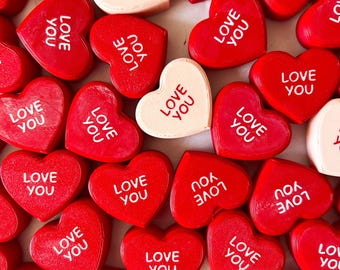 Love You Heart Magnet 3D Print File – Cute Candy-Digital file STL for 3D Printing, Valentine's Day Gift, DIY Home Decor