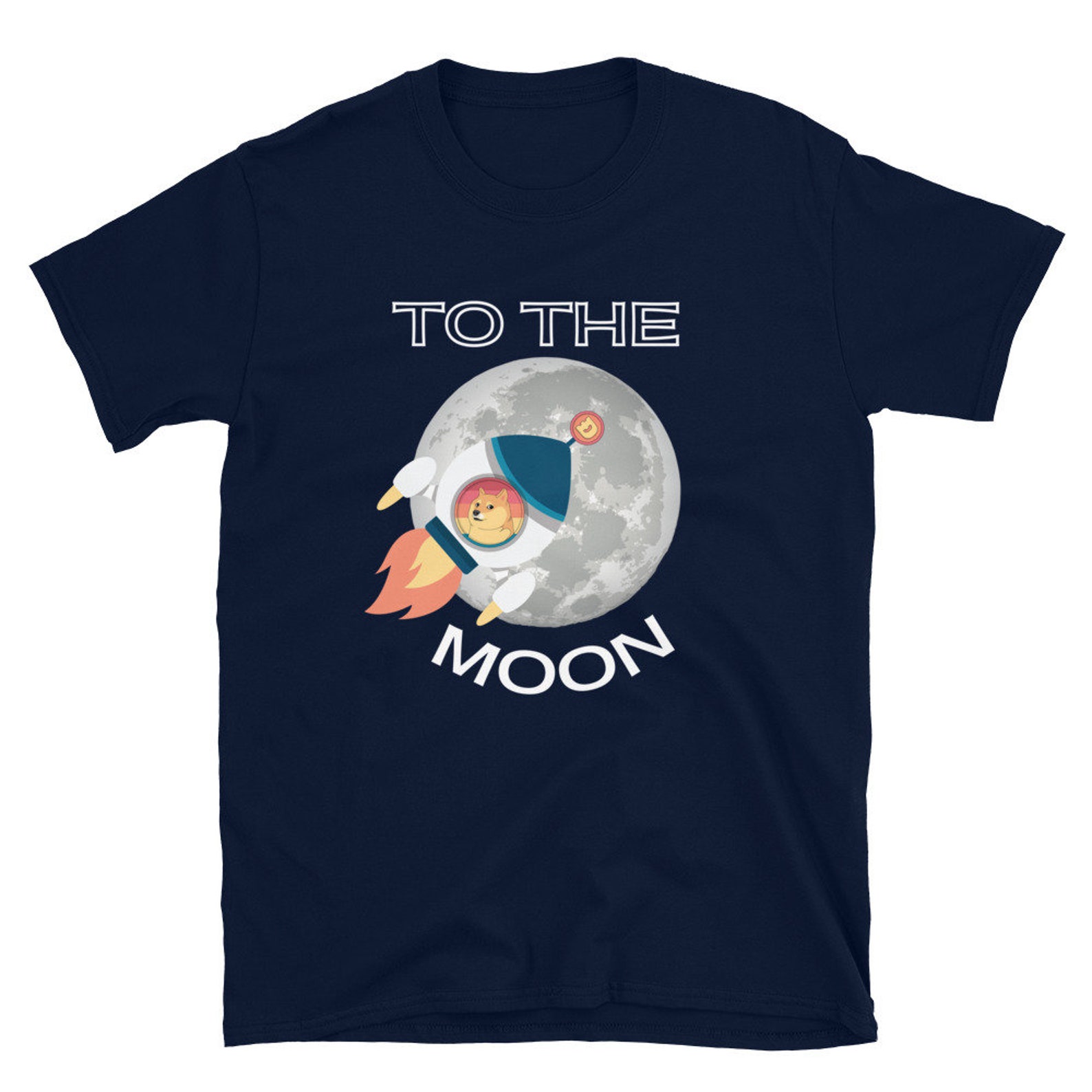 Doge Coin Shirt To The Moon Doge Shirt Funny Meme Crypto ...