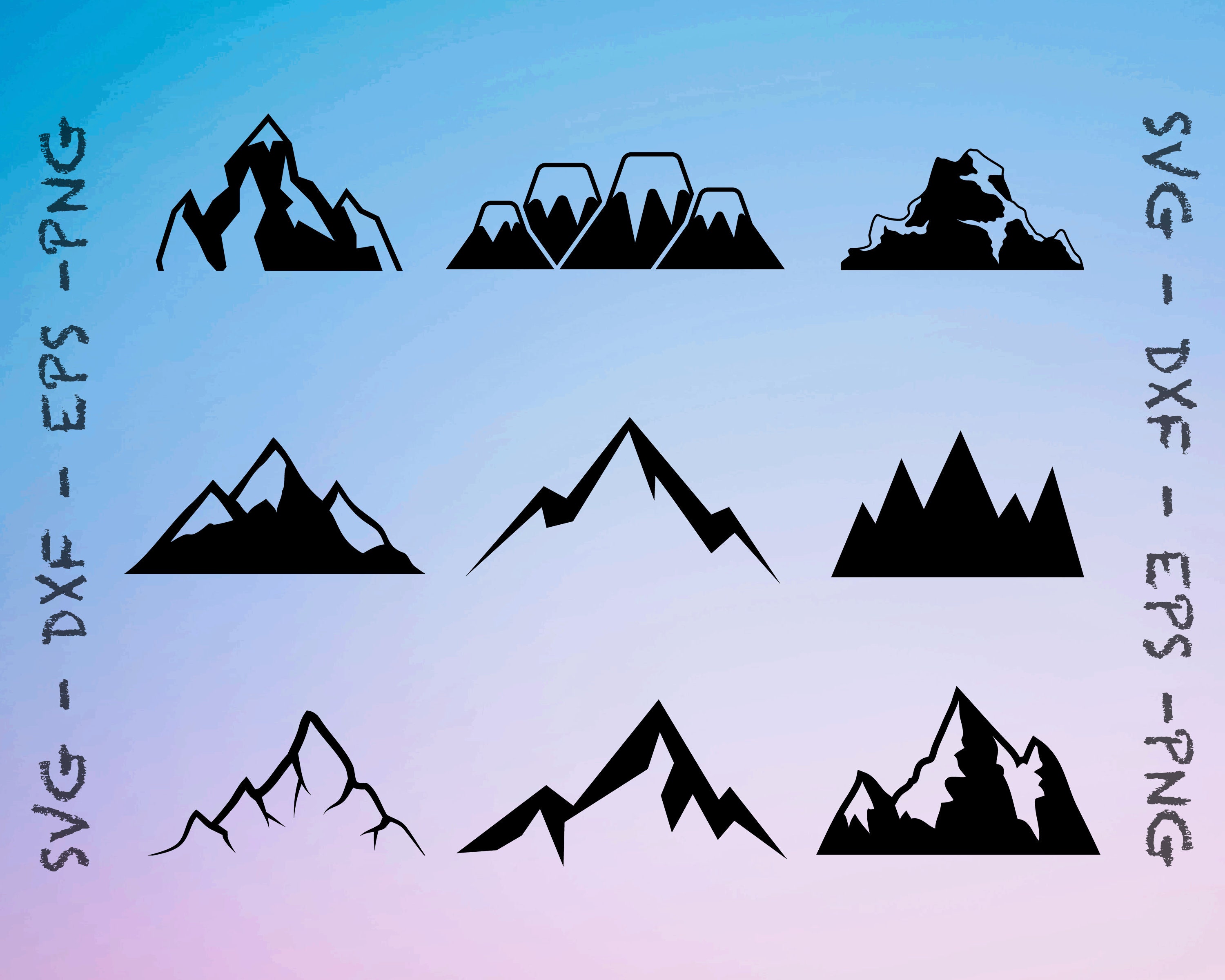Free Free 310 Silhouette Mountain Svg Free SVG PNG EPS DXF File