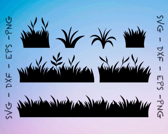 Download Grass Svg File Grass Clipart Grass Cricut Svg Grass Dxf Etsy