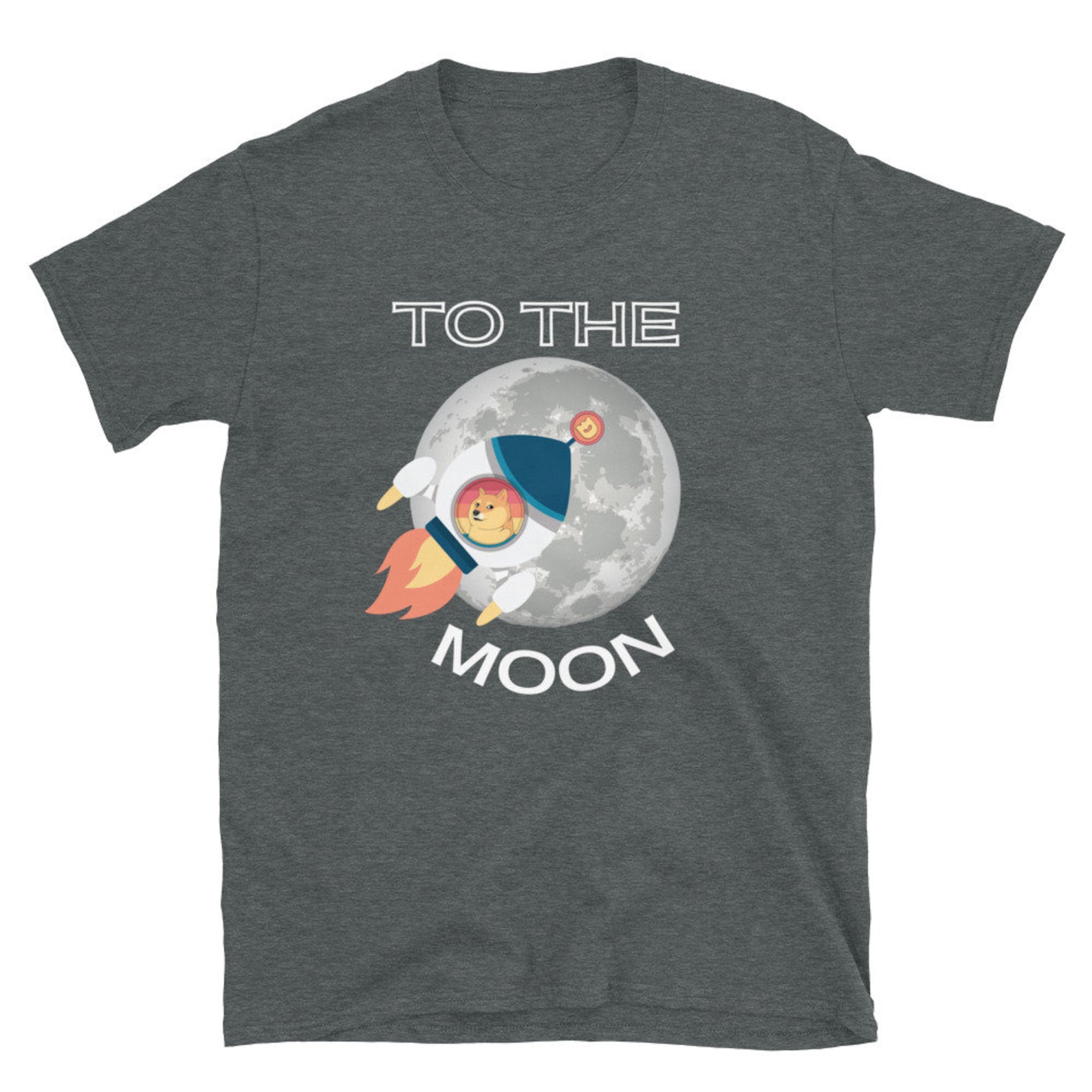 Doge Coin Shirt To The Moon Doge Shirt Funny Meme Crypto ...