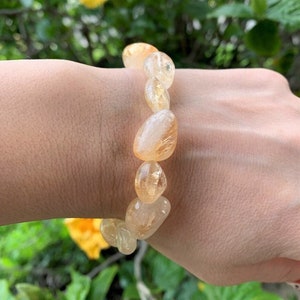 Money Money Moneyyy! Citrine manifestation bracelet (chunky)
