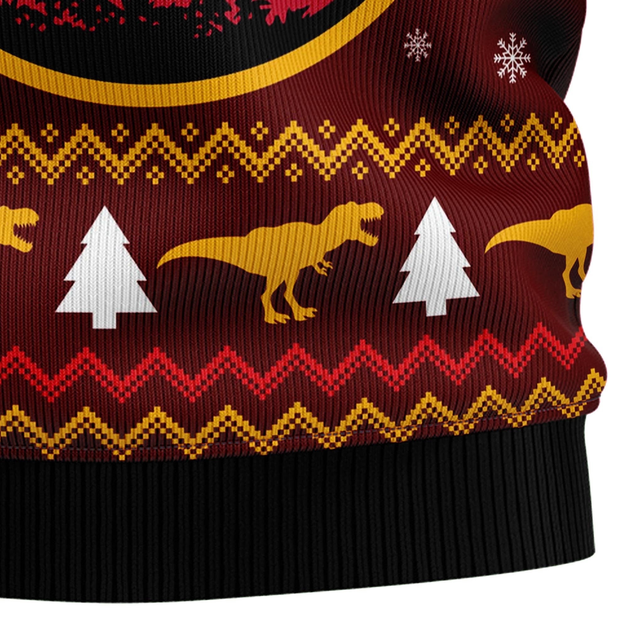 Discover Santa and T-rex Ugly Christmas Sweater, Dinosaur Park Ugly Sweater, Xmas Sweater, Christmas Gift, Unisex Sweater Gift, Ugly Sweater