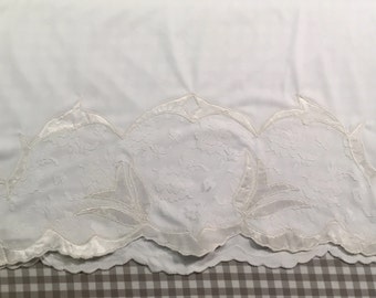 TRÈS BEAU jupon tout en dentelle doublé vintage unterkleid full slip REF473 EUR 15,00 - FR