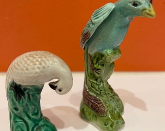 Antike chinesische Schlamm-Ton Vogel-Figuren