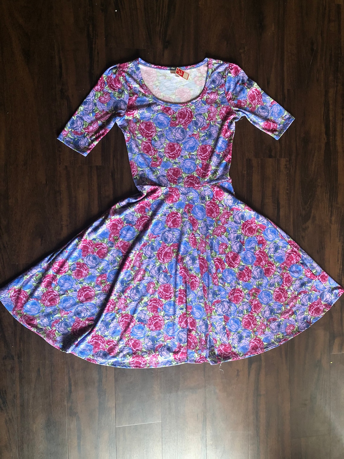 LuLaRoe Floral Midi Dress Etsy