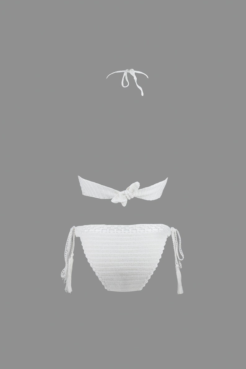 Thalia handmade bikini with fringe image 3