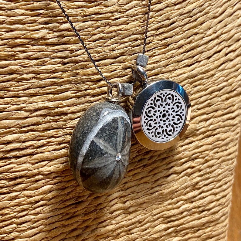 Jewelry diffuser of essential oils Mandala Fleur