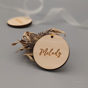 PERSONALISED Hang tags - 6 font options