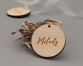 PERSONALISED Hang tags - 6 font options