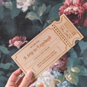 IOU Gift Voucher - Mod Font / Calligraphy Font