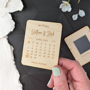 Aimant de réfrigérateur avec vue calendrier