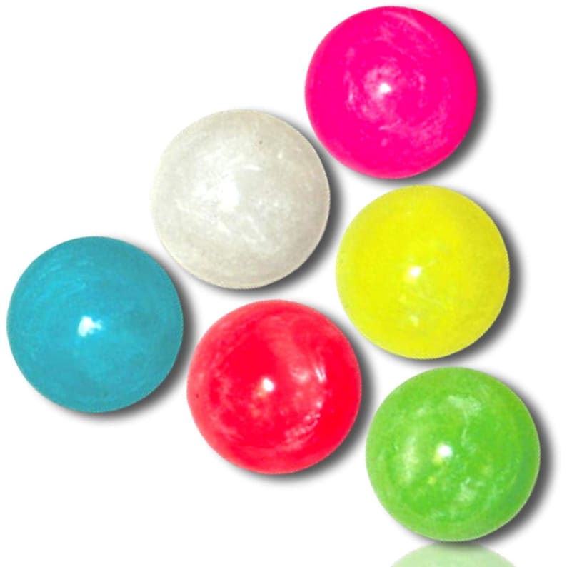 w Assorted Marbled Swirls Pearl Abstract Neon Vibrant Mixed Lot Style Mid-Size Super High Bouncy Balls Multicolor {27mm} 250 Bulk Pack