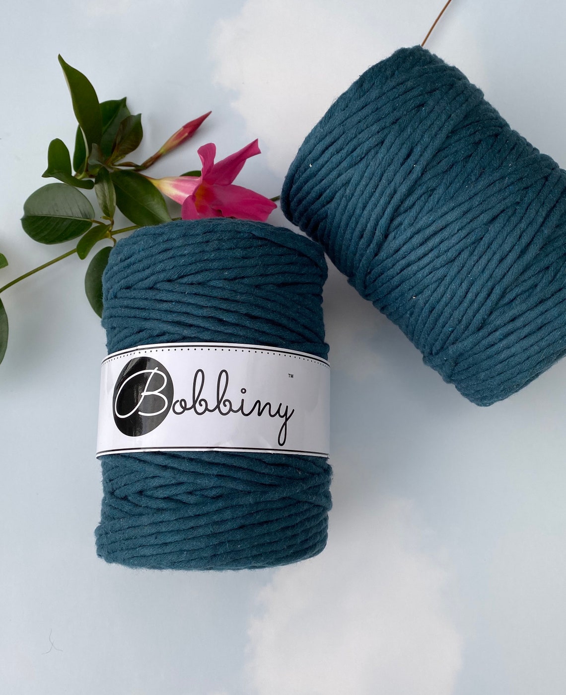 PEACOCK 5mm Single Twist Cotton String for macrame weaving Etsy